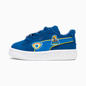 Some people like low-top basketball shoes, Clyde Royal-Racing Blue-Pelé Yellow, extralarge